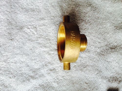 Dixon hydrant adapter 1 1/2&#034; npt x 3/4&#034; nst w/gasket for sale