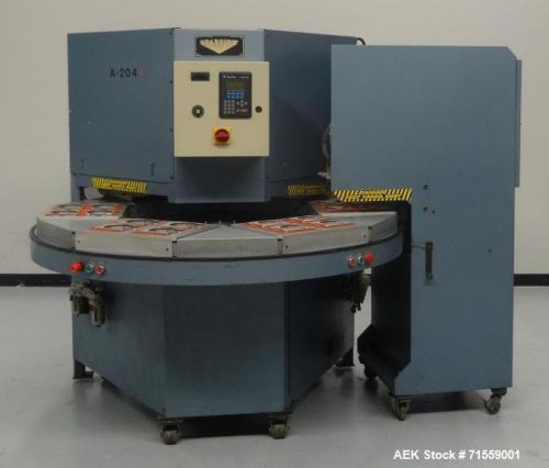 Used- Starview Model PHS6-1418 Semi-Automatic Rotary Blister Sealer. Is capable
