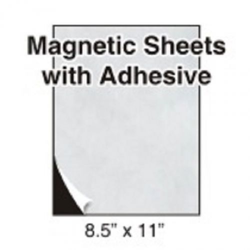 10 Magnetic Sheets with Indoor Adhesive - 8.5&#034; x 11&#034; 20MIL plus 4 Misc Sheets