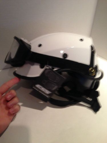 Pacific Helmets R6NV Dominator Rescue Safety Helmet White ANSI Z89.1-2014 BONUS!