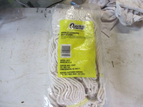 Quickie 22&#034; cotton looped end mop head
