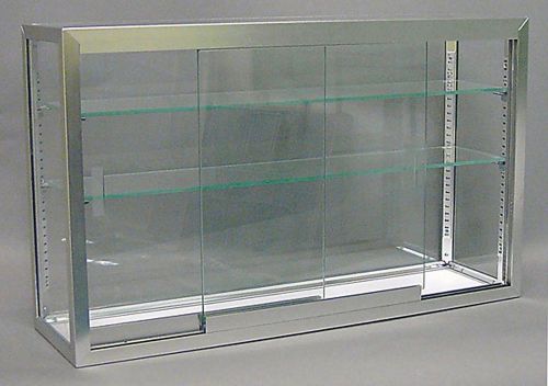 Countertop Glass Showcase Store Merchandise Assembled 18&#034;H x 8&#034;D x 30&#034;L