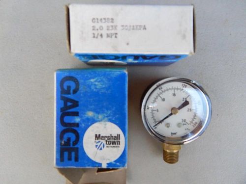 Marshalltown  g14382 - pressure gauge, 2&#034; face, 1/4&#034; npt, 0-30 psi  nib for sale