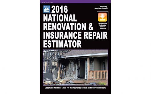2016 NEW NATIONAL RENOVATION &amp; INSURANCE REPAIR ESTIMATOR CRAFTSMAN BOOK