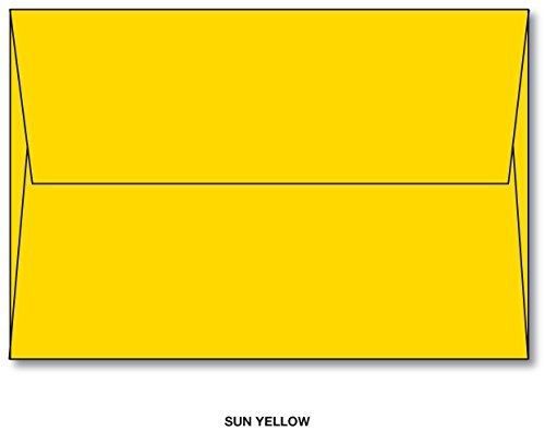 Superfine printing inc. a7 envelopes - sun yellow - 5 1/4 x 7 1/4 (50 envelopes) for sale