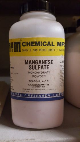 Manganese Sulfate, Monohydrate, Reagent, ACS, 500g - FREE SHIPPING