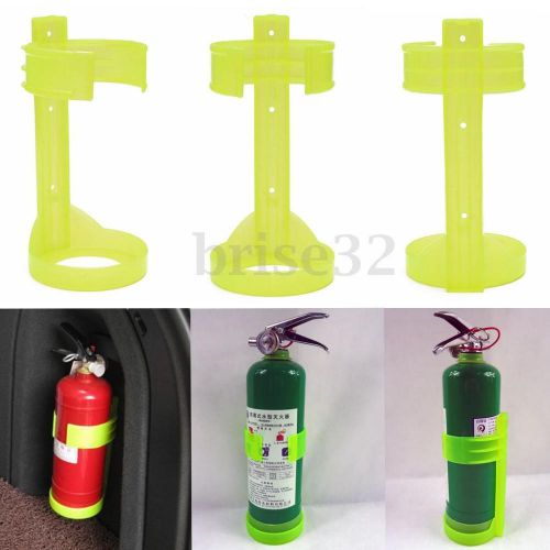 New 1kg size plastic fluorescent fire extinguisher bracket vehicle wall mount for sale