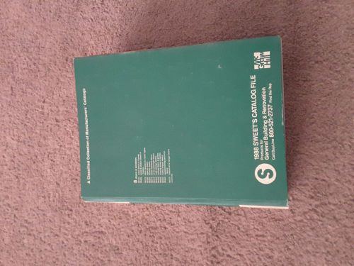 1988 SWEET&#039;S ARCHITECTURAL CATALOG FILE, HOMEBUILDING &amp; REMODELING, # 8