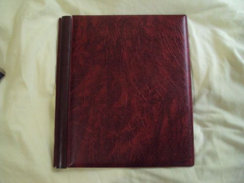 Accounting BUSINESS Post Binder Ledger  FAUX AGED LEATHER 12 1/2 X 11 OPEN 21&#034;