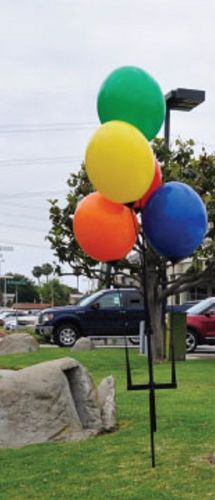 Reusable balloon bouquet kit w/ ground spike -  multicolor for sale