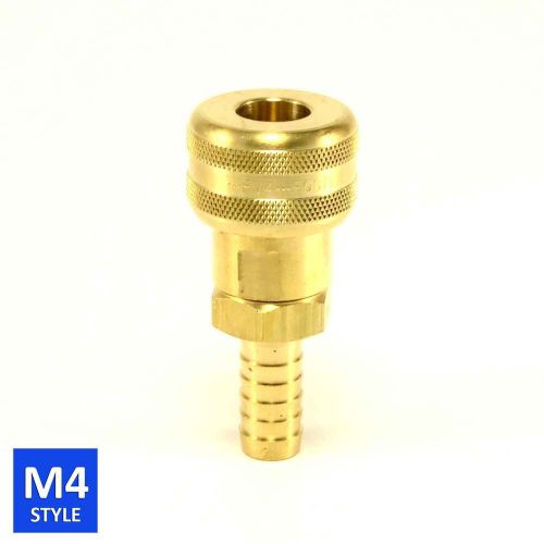 Foster 4 series brass quick couplers 3/8 body 1/2 hose barb air water fittings for sale