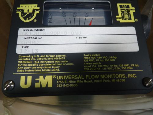Universal Flow Monitor AM100SM-90P-8-ONU Type 12-13