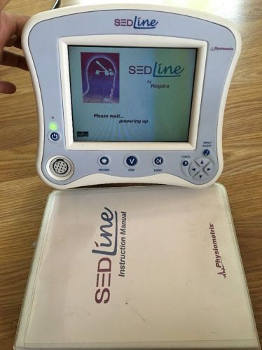 PHYSIOMETRIX SEDLINE 5100 PATIENT BRAIN FUNCTION MONITOR With Instruction Manual
