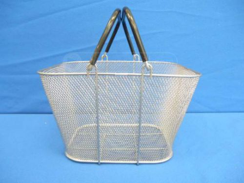 Box of 5 | SILVER Wire Mesh Stacking Shopping Baskets