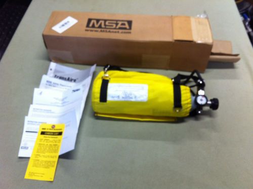 Msa transaire emergency breathing respirator apperatus 10 min air supply for sale