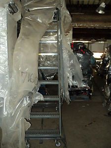 BALLYMORE WA-AD-103214GSU Ladder ROLLING , 450 LB  , 133&#034; HIGH , LOCKSTEP