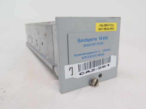 Bandsperre 16 16kHz BandStop Filter 6/4100 KHz RSS-16