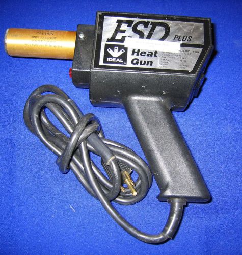 Ideal heat gun, esd plus, cat # 46-113, 120v, 60 hz, 450 w, tested on/off only for sale