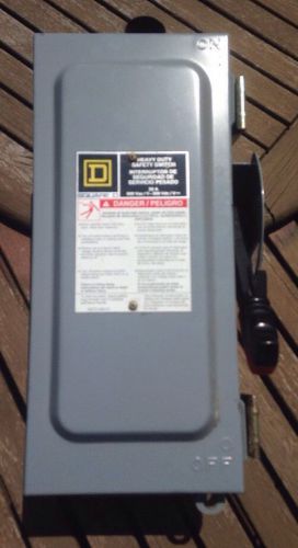 Square d h361awk : switch fusible heavy duty 600v for sale