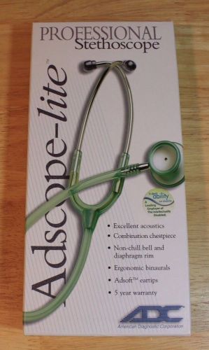 NEW ADC 609V ADSCOPE-LITE PROFESSIONAL STETHOSCOPE PURPLE  31&#034; TACTICAL