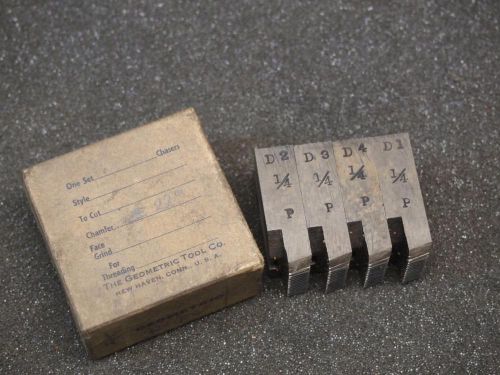Geometric 1/4&#034; Pipe Chasers for 1&#034; D Die Head