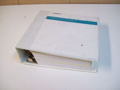 SIEMENS SIUMERIK 850 COMPLETE PLANNING GUIDE MANUAL - USED - FREE SHIPPING