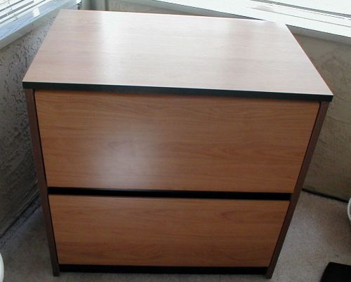 Formica 2 Drawer Lateral File Cabinet  28&#034; tall x 29&#034; wide x 20&#034; deep