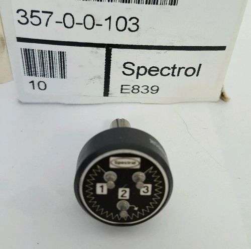 Lot 13 new spectrol 357-0-0-103 10k ohm potentiometer 1w 1/4&#034; shaft single turn for sale