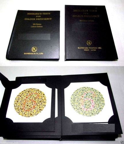 Ishihara Test Chart Book, Ophthalmology &amp; Optometry Vision Testing&#034;&#034;