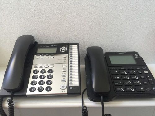 Lot of 2 at&amp;t small business office phone system 1040 &amp; 2940 phones digital for sale
