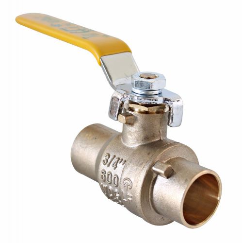 1&#034; inch full port brass ball valve lead free sweat ends upc/ul/fm for sale
