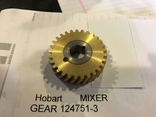 Hobart a120-a200 00-124751-0003 60 hz bronze worm wheel gear &amp; bushin for sale