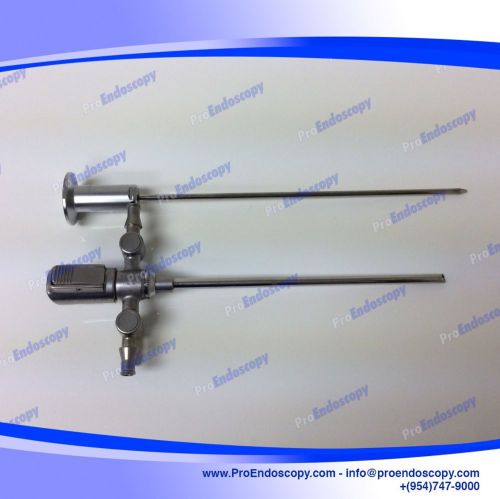 Quicklatch Linvatec Arthroscopy Sheath w/ Obturator &amp; Double Stopcock Assembly