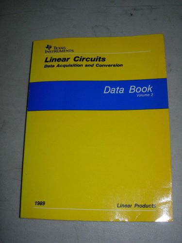 TI Databook LINEAR CIRCUITS DAC FAMILY 1989