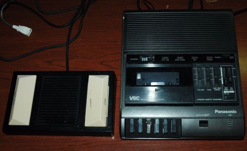 Panasonic RR-830 Standard Cassette Transcription Dictation Machine With Pedal