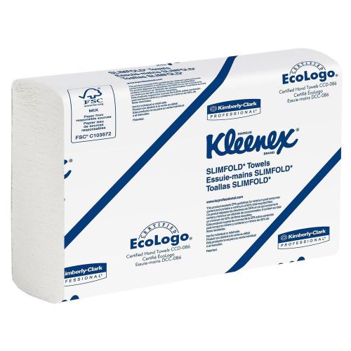 2160 sheets kleenex slimfold paper towels dispenser multifold hand washroom lot for sale