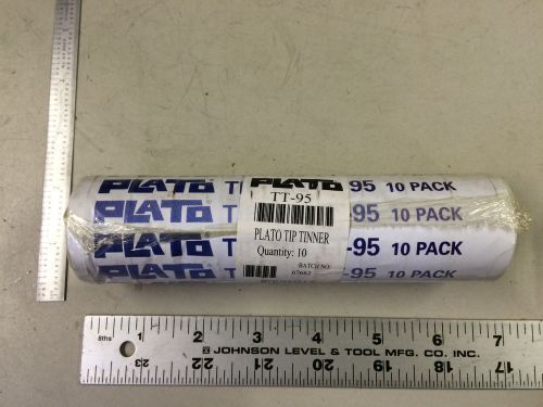 PLATO TT-95 Tip Tinner, Solder/Cleaner Combo 20 g Roll / Pack of 10 Sealed J2915