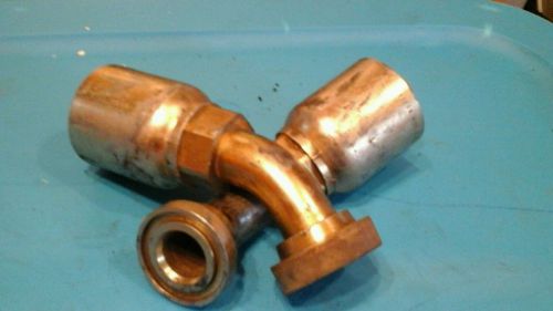 Parker  hydraulic  fittings  11778-16-16 lot of 2