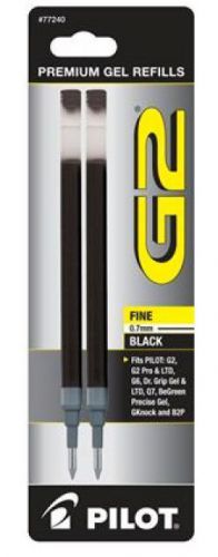 Pilot G2 Gel Ink Refills Black Ultra-Fine- 3pk
