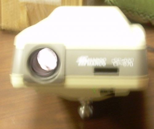 Marco CP-670 Automated Eye Chart Ophthalmic Projector Rebuilt GUARENTEE