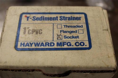 New hayward 1&#034; y sediment strainer socket cpvc for sale