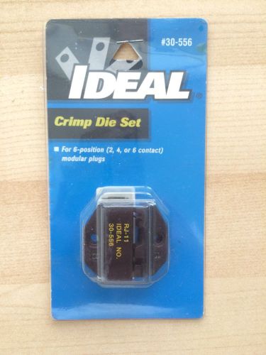 IDEAL 30-556 Crimp Die Set for 6-position 2, 4, or 6 contact  modular Plugs