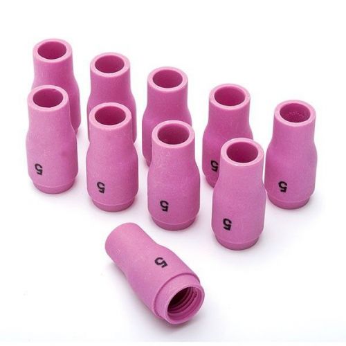 5 Ceramic Cup Nozzles 13N09 #5 fits TIG Torch #9 &amp; #20