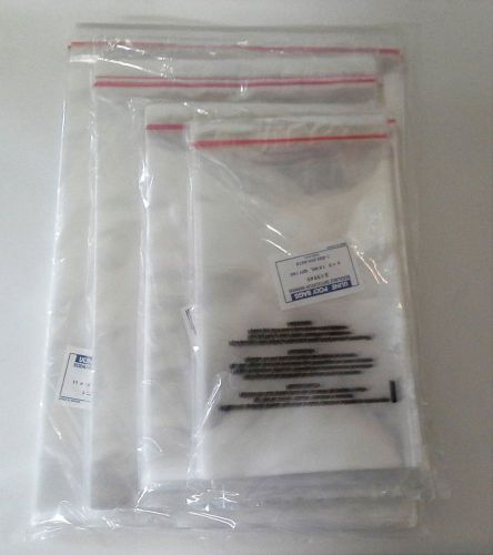 400 piece self seal suffocation warning combo pack 1.5 mil poly bags: 4 sizes... for sale
