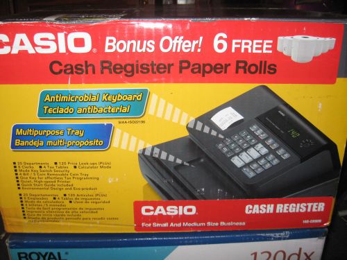 Casio Entry Level 140CR-WM Cash Register 140CRWM with bonus rolls
