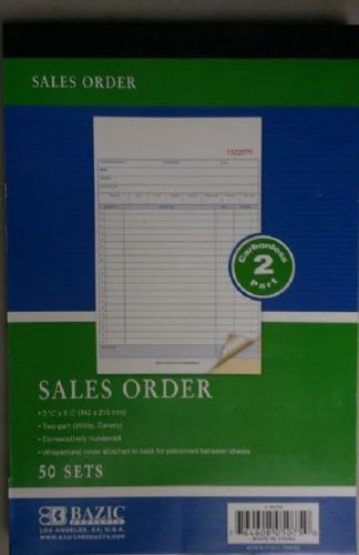 12 Pieces 2 Part Carbon-less Sales Order Books Receipt Form Invoice 50 Set new