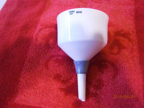 Vintage “Coors USA” Buchner Filter White Porcelain Apothecary Science Lab Funnel