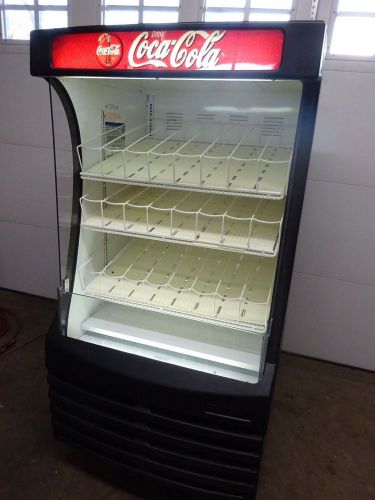 Beverage air bz13 open air merchandizer cooler refrigerator clean &amp; works !! for sale