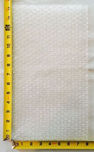 50 8x14 clear protective bubble-out pouches/bubble bags straight-cut/open-end for sale