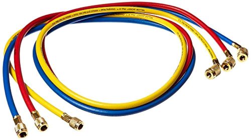 Yellow Jacket 22986 45 degree SealRight Fitting, 72&#034;, Red/Yellow/Blue (Pack of 3